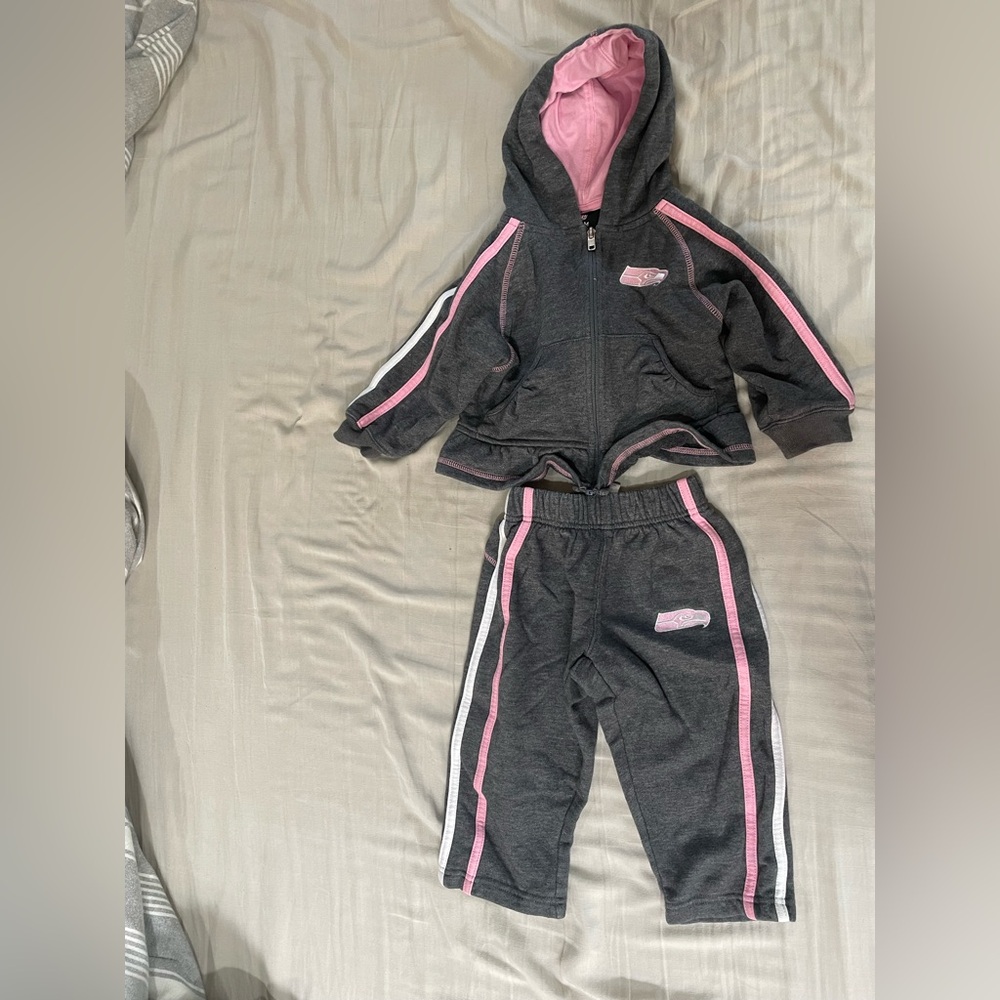 2T NFL Seahawks sweater +sweat pant set
